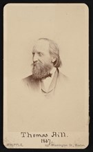 Portrait of Thomas Hill (1818-1891), 1867. Creator: John Adams Whipple.