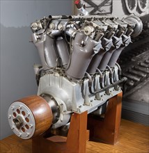 Liberty L-8 (Packard) V-8 Engine, 1917. Creator: Packard Motor Car Company.