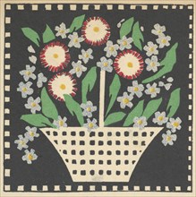 Basket of Flowers, 1907. Creator: Leopoldine Kolbe.