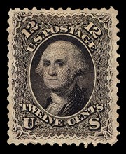 12c Washington single, 1861. Creator: National Bank Note Company.
