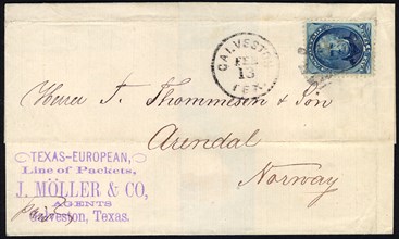 5c Zachary Taylor cover, 1878. Creator: Unknown.