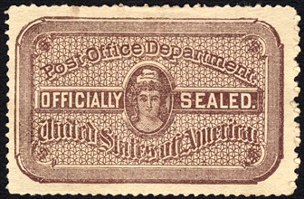 Post Office seal, 1889. Creator: National Bank Note Company.