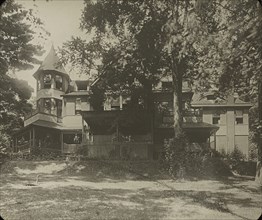 Oaklawn House, (East Side), c. 1900. Creator: Alfred Stieglitz.