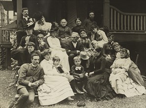 Stieglitz Family at Oaklawn, Lake George, 1888. Creator: Alfred Stieglitz.