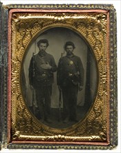 Unitlted (Two Soldiers), 1855/99. Creator: Unknown.