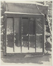 Window: Wood, Glass, Snow, 1923. Creator: Alfred Stieglitz.