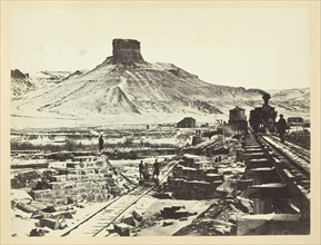 Citadel Rock, Green River Valley, 1868/69. Creator: Andrew Joseph Russell.