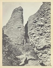 Conglomerate Peaks of Echo, 1868/69. Creator: Andrew Joseph Russell.