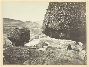 Hanging Rock, Echo City, 1868/69. Creator: Andrew Joseph Russell.