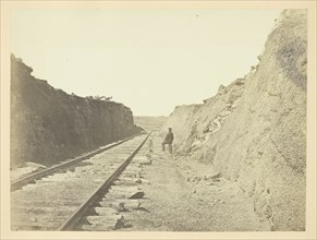 Malloy's Cut, Sherman Station, Laramie Range, 1868/69. Creator: Andrew Joseph Russell.