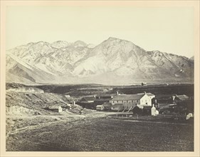 Wasatch Range of Rocky Mountains, From Brigham Young's Woolen Mills, 1868/69. Creator: Andrew Joseph Russell.