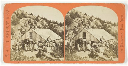 Group on Summit of the Mountain, 1869/1901. Creator: Anthony & Company.