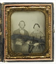 Untitled (Portrait of a Man and Woman), 1855/75. Creator: Unknown.