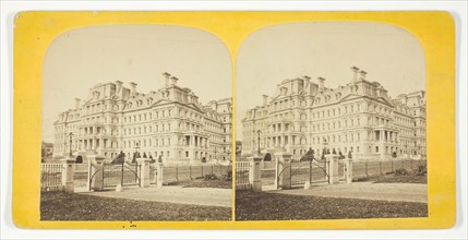 Untitled [entrance to large building], 1875/99.  Creator: Unknown.
