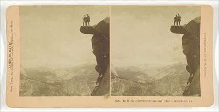 In Midair 3000 feet from anywhere, Yosemite, Cal., 1894. Creator: BW Kilburn.