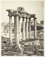 Forum Romanum, Rome, 1854/57. Creators: Bisson Frères, Louis-Auguste Bisson, Auguste-Rosalie Bisson.