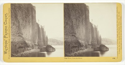 Cape Horn, Columbia River, 1867. Creator: Carleton Emmons Watkins.