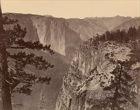 First View of Yosemite Valley from the Mariposa Trail, 1865/66. Creator: Carleton Emmons Watkins.
