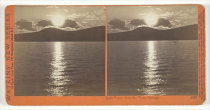 Lake Tahoe, from the Warm Springs, 1878/82. Creator: Carleton Emmons Watkins.
