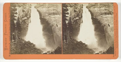 The Nevada Fall, 700 ft., Yosemite, 1861/76. Creator: Carleton Emmons Watkins.