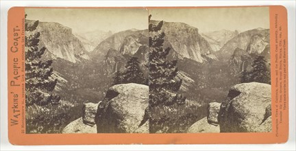 The Yosemite Valley, form the Mariposa Trail, 1861/76. Creator: Carleton Emmons Watkins.