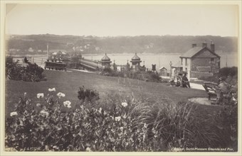 Bangor, Garth Pleasure Grounds and Pier, 1860/94. Creator: Francis Bedford.