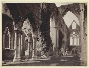 Untitled [Tintern Abbey], 1860/94. Creator: Francis Bedford.