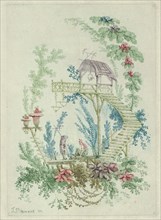 Chinoiserie from Nouvelle Suite de Cahiers de Dessins Chinois, 1790-99. Creator: Jean-Baptiste Pillement.