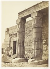Portico of the Temple of Goorneh, 1858/62. Creator: Francis Frith.