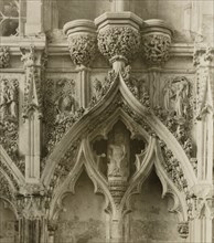 Ely Cathedral: Lady Chapel, Details, c. 1891. Creator: Frederick Henry Evans.