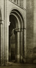 Ely Cathedral: Nave, Southwest Corner, c. 1891. Creator: Frederick Henry Evans.