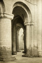 Ely Cathedral: North Transept into North Aisle, c. 1891. Creator: Frederick Henry Evans.