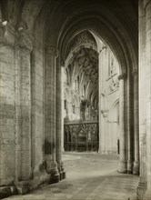 Ely Cathedral: Octagon from South Aisle, c. 1891. Creator: Frederick Henry Evans.