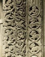 Ely Cathedral: Prior's Door, Side Details, c. 1891. Creator: Frederick Henry Evans.