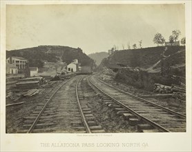 The Allatoona Pass, looking North, GA, 1866. Creator: George N. Barnard.
