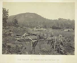The Front of Kenesaw Mountain, GA, 1866. Creator: George N. Barnard.
