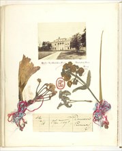 Untitled [view of Broadlands with dried flowers], 1868.  Creator: Georgina Cowper.