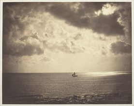 Brig on the Water, 1856. Creator: Gustave Le Gray.