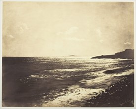 Mediterranean with Mount Agde, 1857. Creator: Gustave Le Gray.