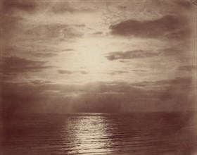 Solar Effect in the Clouds-Ocean, 1856/57. Creator: Gustave Le Gray.