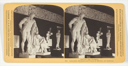 Aphrodite; Herkales and Venus de Medici; Art Institute, 1893. Creator: Henry Hamilton Bennett.