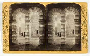 Looking in at West entrance, by Electric light, 1886/88. Creator: Henry Hamilton Bennett.