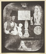 Bayard et ses Statuettes, 1842/50, printed 1965. Creator: Hippolyte Bayard.