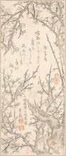 Plum Tree in Blossom, 1813. Creator: Kitao Shigemasa.