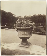 Versailles, Vase par Ballin, 1902. Creator: Eugene Atget.