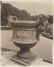 Versailles, Vase par Ballin, 1905. Creator: Eugene Atget.