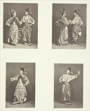 Actors, Ancient Marriage Costume; Actors, Ancient Marriage Costume; Ancient Costumes, c. 1868. Creator: John Thomson.