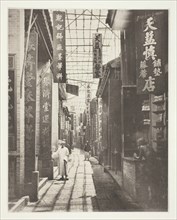 Physic Street, Canton, c. 1868. Creator: John Thomson.