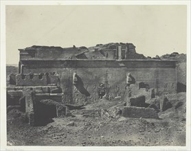Façade Postérieure, Grand Temple de Dendérah (Teutyres), Haute Egypte, 1849/51, printed 1852. Creator: Maxime du Camp.