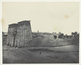 Karnak, Temple de Khons; Thèbes, 1849/51, printed 1852. Creator: Maxime du Camp.
